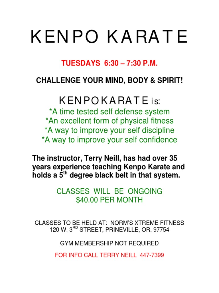 Kenpo Karate PDF | PDF