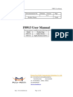 F8913 ZigBee Module User Manual PDF