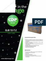 Catalogo GLB 12-7.2 Batería Solar SPA