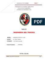 Tarea #1 Ingenieria Del Trafico PDF