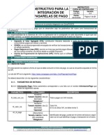 I-IDI-001 INSTRUCTIVO PARA LA INTEGRACIÓN DE PASARELAS DE PAGO v2.4