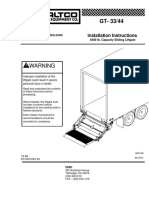 Installation Instructions for 4400 lb. Capacity Sliding Liftgate