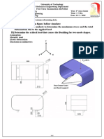 University of Technology Mechanical Engineering Department First Term Examination 2015/2016