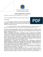 RESPOSTA DE IMPUGNAÇÃO INDEFERINDO PEDIDO DE RETIRADA DE EXIGENCIA DA FABRICANTE OU CONCESSIONARIA