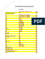 HHO - DL Phase Lock Loop Parts PDF