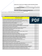 Analisis de Riesgos Del Puesto de Trabajo para Discapacitados PDF