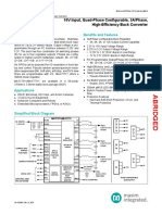 MAX77511/MAX77711 10V Input, Quad-Phase Configurable, 3A/Phase, High-Efficiency Buck Converter