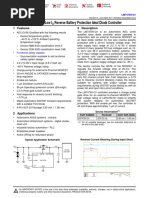 LM74700-Q1 Low I Reverse Battery Protection Ideal Diode Controller