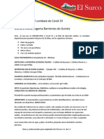 Protocolo para El Combate de Covid 19 PDF