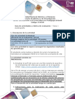 Guía de actividades y rúbrica de evaluación - Unidad 1 - Tarea 1 - Autobiografía.pdf