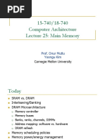 Onur 740 Fall11 Lecture25 Mainmemory