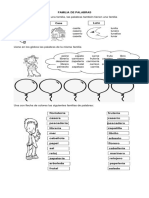 Guia Español Familia de Palabras