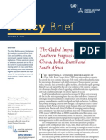 UN-WIDER - The Global Impact of The Southern Engines of Growth - China, India, Brazil and South Africa (Policy Brief 10-06)