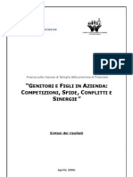 Genitori e Figli in Azienda: Competizioni, Sfide, Conflitti e Sinergie