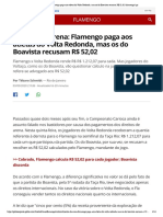 Direitos de arena_ Flamengo paga aos atletas do Volta Redonda, mas os do Boavista recusam R$ 52,02 _ flamengo _ ge