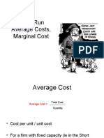Short Run Average Costs, Marginal Cost