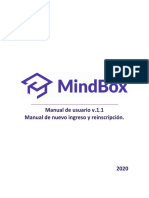 Nuevo Ingreso y Reinscripción - MindBox