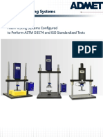 Materials Testing Systems: Foam Testing Systems Configured To Perform ASTM D3574 and ISO Standardized Tests