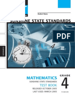 math grade 4 FCAT released test 2005