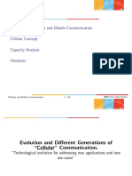 Evolution of Wireless and Mobile Communication