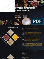 Mengetahui Makanan Halal Dan Haram