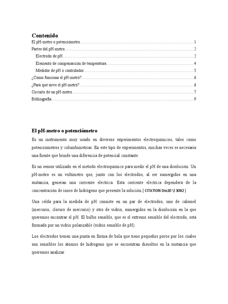 Guía Completa sobre el pH-metro | PDF | Ph | Electromagnetismo