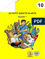 Activity Sheets in Arts: Quarter 1