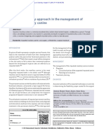 A Multidisciplinary Approach in The Management of Impacted Maxillary Canine