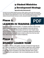 Phase 1: Leaders in Training (Lit) : Bethany Student Ministries Leadership Development Strategy