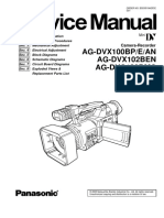 Manual de Servicio Panasonic Agdvx100bp