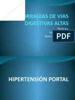 Hemorragias de Vias Digestivas Altas