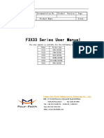 F3X33 Series ROUTER USER MANUAL PDF