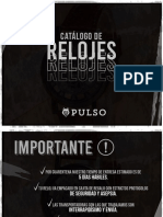 Catalogo Relojes - Pulso PDF