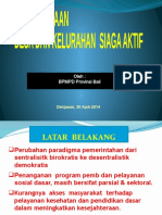 Kelembagaan Pokjanal Desa Siaga - BPMD V