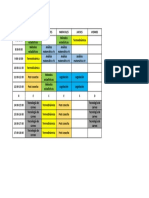 Horario de Clases