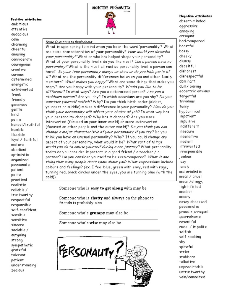 Personality Traits Overview | PDF | Extraversion And Introversion ...