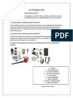 Actividad 2 - Mantenimiento de Equipos de Cómputo