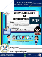 Module No. 1 Mother Tongue 3 PDF