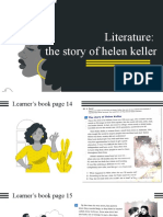 Literature: The Story of Helen Keller: Primary 6