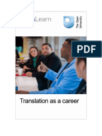 Translation As A Career