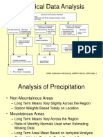 Analysis of Precipitation