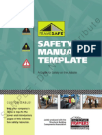 Safety Manual Template: - Do Not Distribute