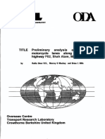 Preliminary Analysis of Exclusive Motorcycle Lanes Along The Federal Highway TRASPORT REASEARCH LABORATORY PDF