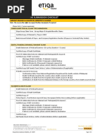 Etiqa Group Claims Submission Checklist