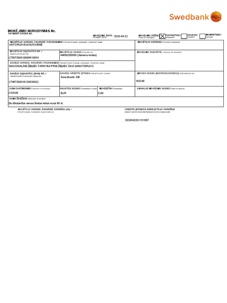 Payment PDF | PDF