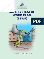 Safe System of Work Plan (SSWP)