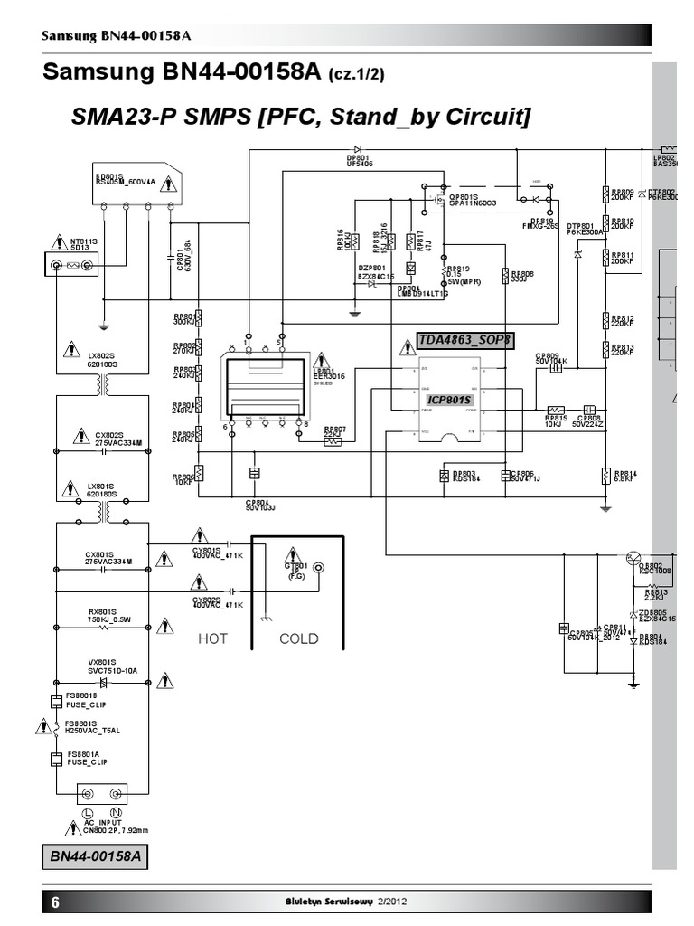 SMA23-P SMPS (PFC, Stand - by Circuit) : Samsung BN44-00158A | PDF