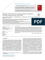 Simulation of convection heat transfer of magnetic nanoparticles including entropy generation using CVFEM