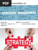 Stratergic Management