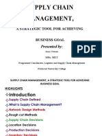 Supply Chain Management,: A Strategic Tool For Achieving Business Goal